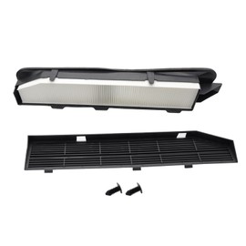 SecosAutoparts Cabin Air Filter and Housing Filter Kit Compatible with Jeep Grand Cherokee 1999 2000 2001 2002 2003 2004 2005 2006 2007 2008 2009 2010#82208300 82208300K Black