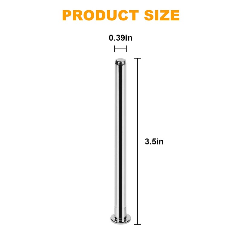 Hinge Pins for Doors 3.5'' Stainless Steel Door Hinge Pins
