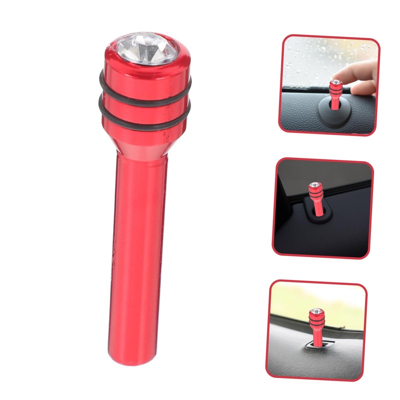 FUNOMOCYA Unique Car Door Lock Pin Aluminum Alloy Interior Door