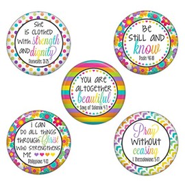 Locker Magnets for Girls Christian Inspirational Theme (Be Still and Know)