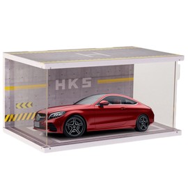Garage Model | 1:32 Desktop Ornament Garage Model - Parking Lot Scene Model with LED Light, Parking Garage Model Toy for Kids, Desktop Ornaments