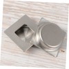 TEHAUX 2pcs Stainless Steel Door Handle Minimalist Wardrobe Pull Knob