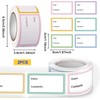 Freezer Refrigerator Food Label Stickers Spices Labels, 2 Roll Foods