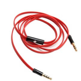 Syba CL-CAB62059 Car Auxiliary Audio Cable with in-line Mic and One Button Control for Smartphones