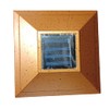 4 Pcs Solar Copper Color Square Plastic Post Fence Cap