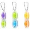 Fat Brain Toys Simpl Dimpl Clear 3 Pack - Popping