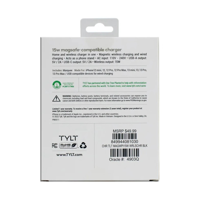 TYLT-Marquee MARQUEE 15W MagSafe Compatible Charger