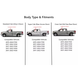 NAGD Fits 2015-2024 Ford F150 Driver Left Side Front Door Window Glass Laminated