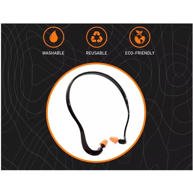 Quality Plugs by Rips 2 Pairs Banded Ear Plugs +