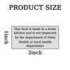 300 Pcs Food is Made in a Home Kitchen Stickers