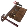 Waxed Canvas Apron Thickened Waterproof Tools Pocket Apron for Garden