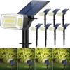 Kipeini 102 LEDs Solar Spot Lights Outdoor, [ 4 Modes/8