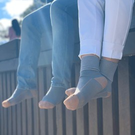 Glucology Copper based Socks- 3 Pack (Grey) Mens and Womens Socks- Classic Edition-Prime (Mens 9.5-11 / Womens 10.5-12) Loose Socks…