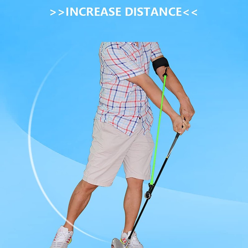 ANCLLO Golf Swing Release Trainer, Golf Teaching Rope Flexible And