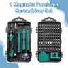 sourcing map 136 in 1 Magnetic Precision Screwdriver Set Electronics
