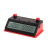 TapNset Professional Chess Clock (Pushbuttons, Red)