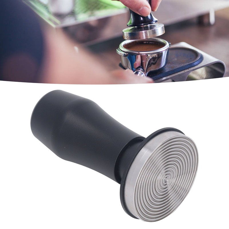 Coffee Tamper Aluminum Alloy Calibrated Tamper with Stainless Steel Base