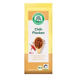 Lebensbaum Chilli Flakes Organic Seasoning for Pasta, Marinades, Seafood and Desserts, Mild Fruity Spice, Dried 45g