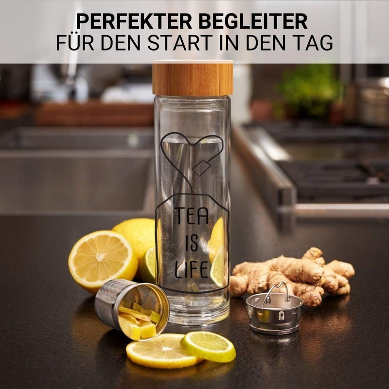 Uakeii Tea Bottle with Strainer