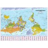 Upside Down World Political Map - 1:40m - Medium -