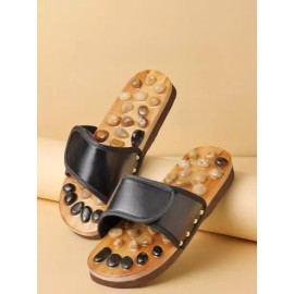 Brandless longny 지압슬리퍼 자갈 사무실 다이어트 슬리퍼 지압 [40-41 마사지 신발 + 경혈 양말] Longny Acupressure Slippers Pebble Office Diet Slippers Acupressure [40-41 Massage Shoes + Acupoint Socks]