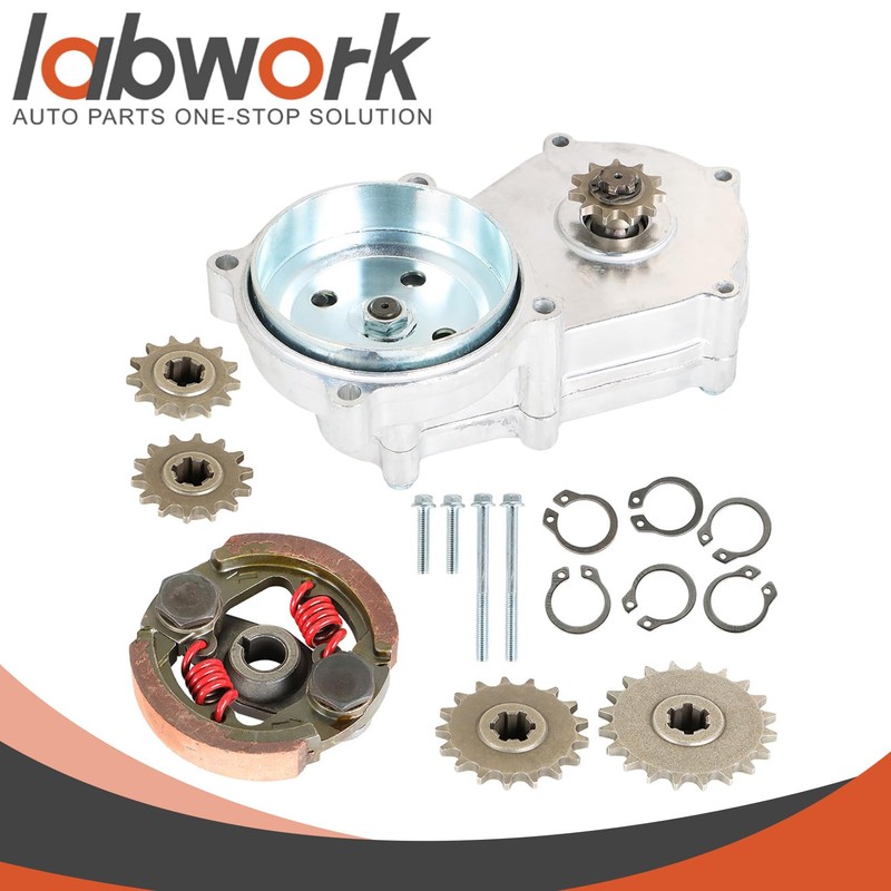 labwork Motorcycle 47cc 49cc Transmission Gear Reduction Box Clutch Replacement