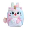 Cat Backpack Girls Plush Colorful Cute Bookbags School Bags Gift