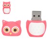 Cartoon U Disk Pink Owl Appearance High Speed Bulk Storage