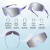 WANWAN Men Women Sports Sunglasses, Baseball Cycling Running Softball 80s