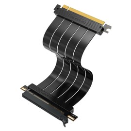 EZDIY-FAB PCIE Gen 4 16x Extremely Flexible, High Speed Riser Cable PCI Express 4.0 Port GPU Expansion Card Straight Connector [7.87 in/20 cm]