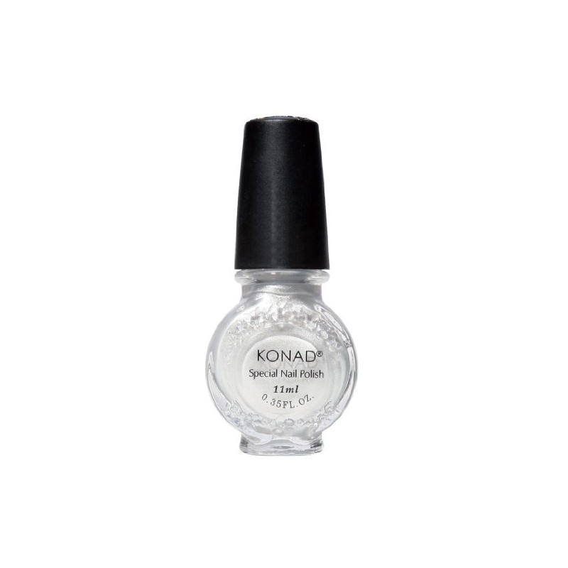 Konad Nail Art Stamping Polish - Silver