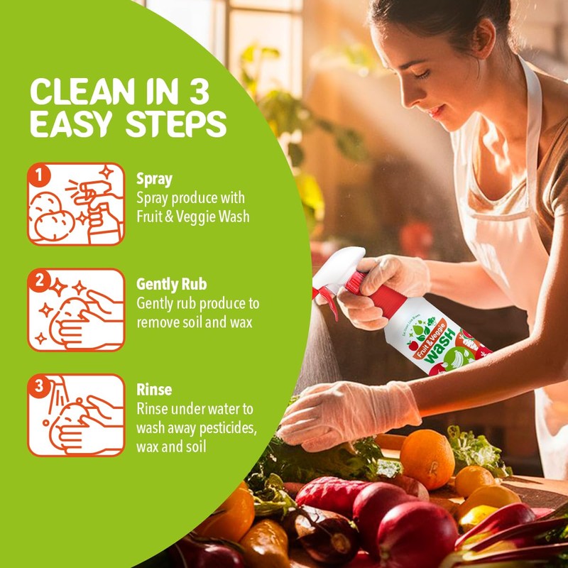 Dr. Robaina Fruit & Veggie Wash – Produce Cleaner Spray
