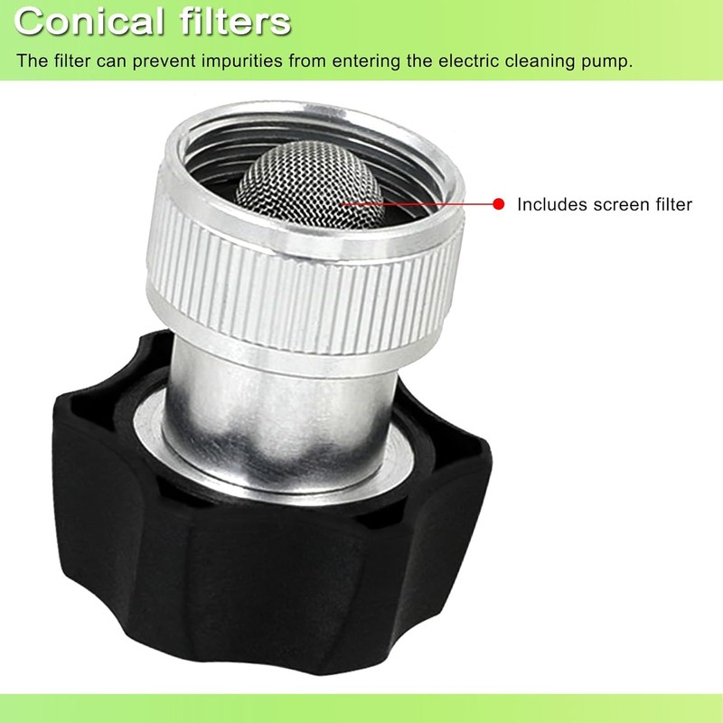Electric Pressure Washer Coupler, Garden Hose Adapter,3/4inch Pressure Washer Metal