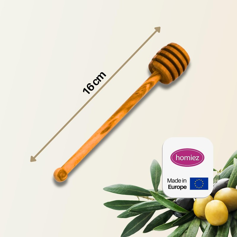 Hansi Olive Wood Honey Dipper/