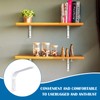 2 Pcs Shelf Wall Brackets Supports, 5.9inches/150mm Heavy Duty L