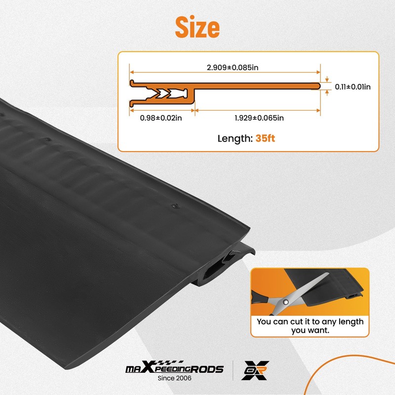 maXpeedingrods 018-546 RV Slide Out Clip Rubber Seal Weather Stripping