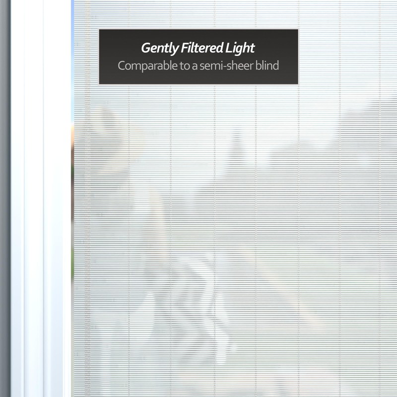 Red Lantern Bamboo Window Shade Blind - White 36" W