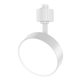 TuyuBEE Diffuse LED Track Lighting Heads H Type Track Light Heads Dimmable Kitchen Track Lighting Fixtures Ceiling, Compatible with H Track Rails - Flicker Free CRI90+ 3000K 12W 1000lm, 1 Pack White