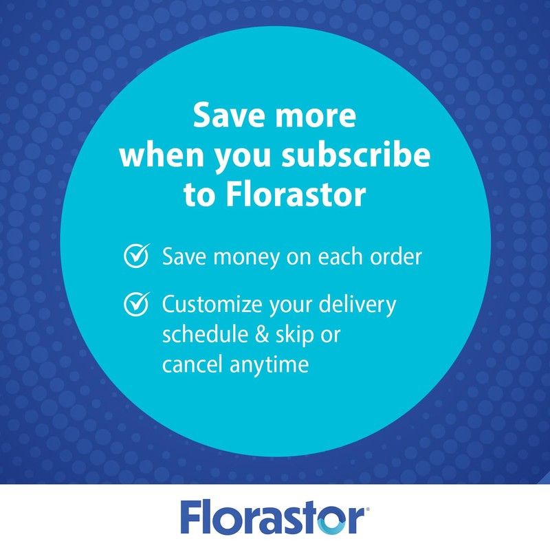 Florastor Digestive and Metabolic Support Probiotic Blend, Prebiotic and Probiotic