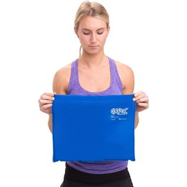 Chattanooga ColPac Reusable Gel Ice Pack Cold Therapy - Blue Vinyl - Standard - 11 in x 14 in - (2 PACK)