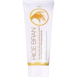 JIGOTT Gel exfoliante facial premium con extracto de salvado de arroz, elimina piel muerta y residuos en poros. 180 ml.