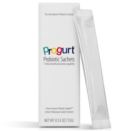 PROGURT 1 Trillion CFU Probiotic Sachets – Ultra Strength Human Probiotic Isolate – Shelf Stable Powder for Gut Restoration, Bloating & Immune Support – Vegan, Gluten Free – 5 Pack