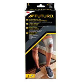 Futuro Knie-Bandage mit seitlicher Unterstützung, S (30.5 - 36.8 cm) - Sorgt für sofortige Kompression und laterale Stabilisierung