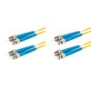 SpeedyFiberTX 2-Pack 300 Feet Duplex Singlemode ST/U to ST/U Fiber