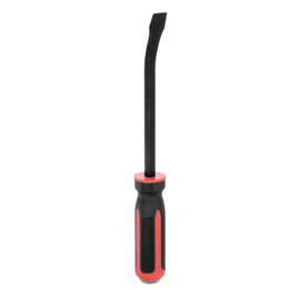 HARFINGTON Angled Tip Pry Bar 12 Inch CR-V Curved Screwdriver Pry Bars with Strike Cap Non-Slip Handle for Lifting and Prying