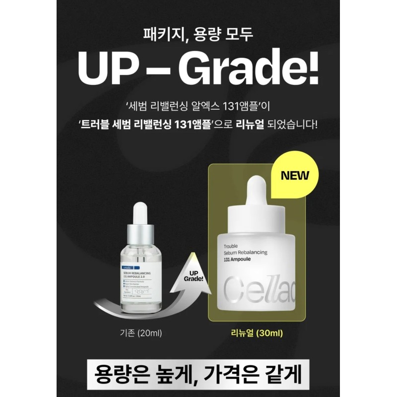 Celadix Trouble Sebum Rebalancing 131 Ampoule 30ml 1ea Sebum Softening