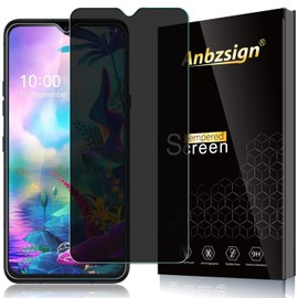 Anbzsign [2 Pack] LG G8X ThinQ (Not Work for The Dual Screen) Privacy Screen Protector, Anti-Spy 9H Hardness Tempered Glass