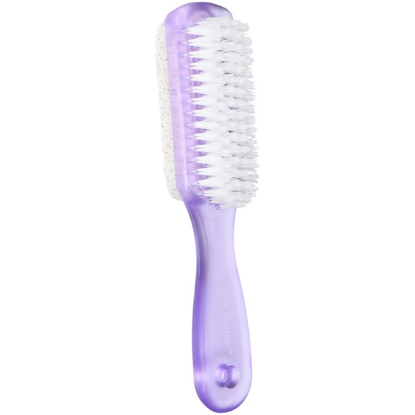 Bath Accessories Frosted Pumice Duo Brush, Lavender