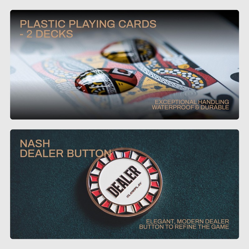 SLOWPLAY Nash 14g Clay Poker Chip Set – 300PCS Full