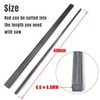 4pcs 6.0mm Square Carbon Fiber Rods 6.0x6.0x420mm,Solid Carbon Tube(pultrusion) 6.0mm